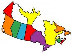 Provinces Canadiennes visitées