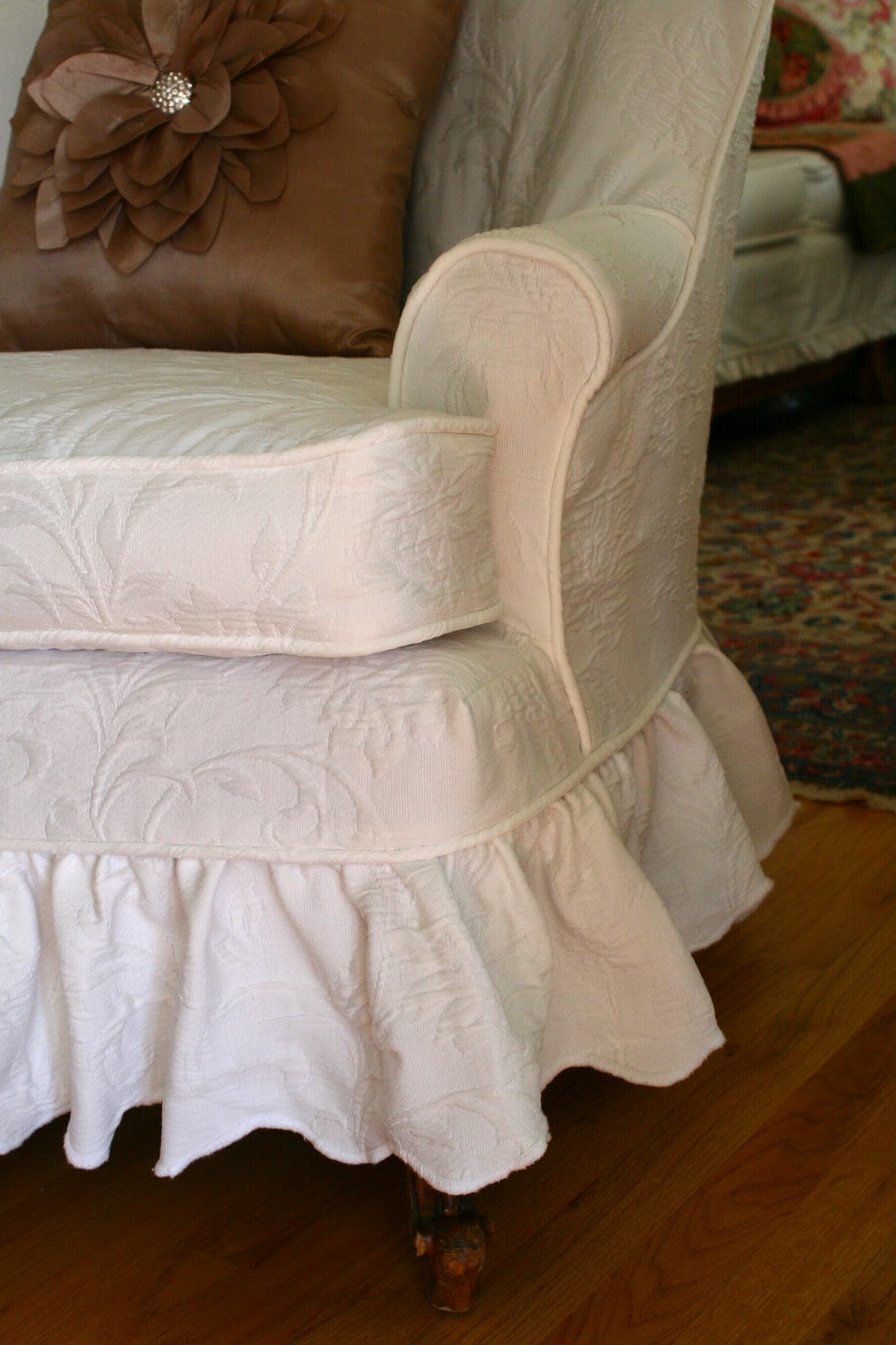 Matelesse Bedspread Slipcover Slipcovers by Shelley