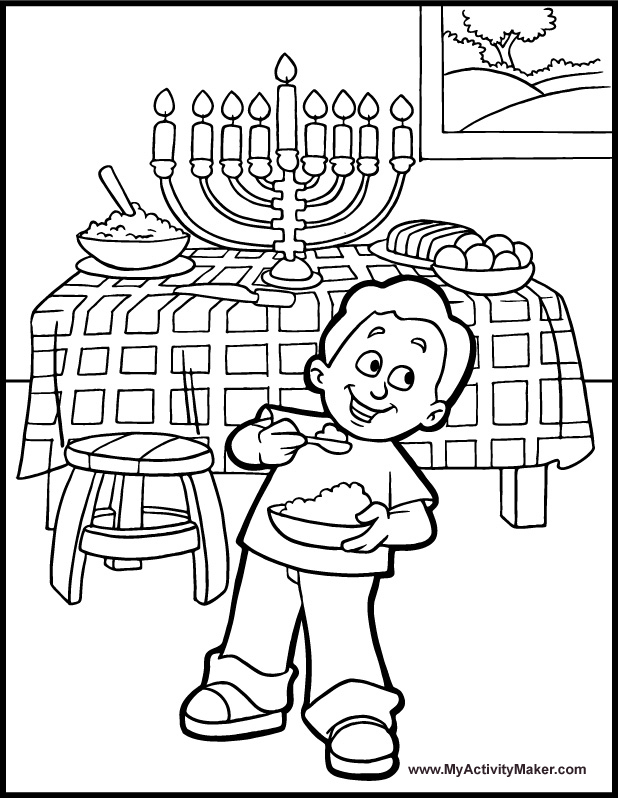 Hanukkah Printable Activities : Let's Celebrate!