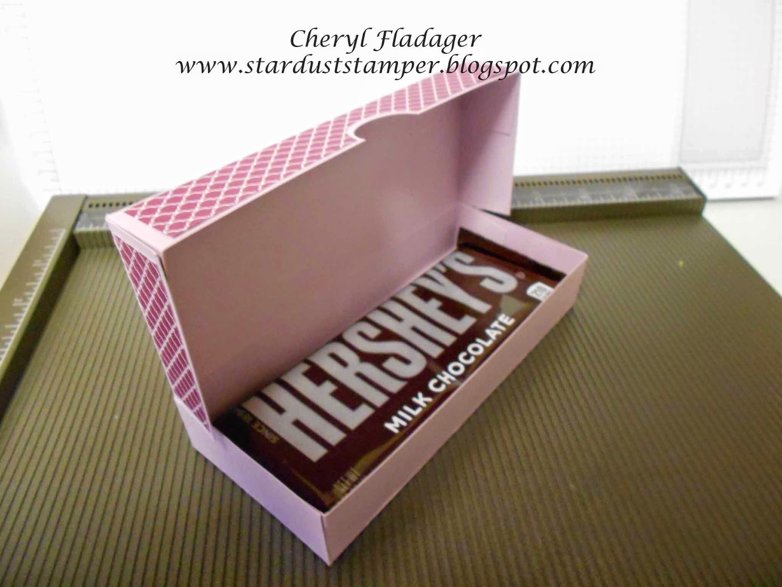 Cheryl *Star Dust Stamper* Perfect Candy Bar Box