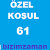 Üniversite Koşul ve Açıklama 61