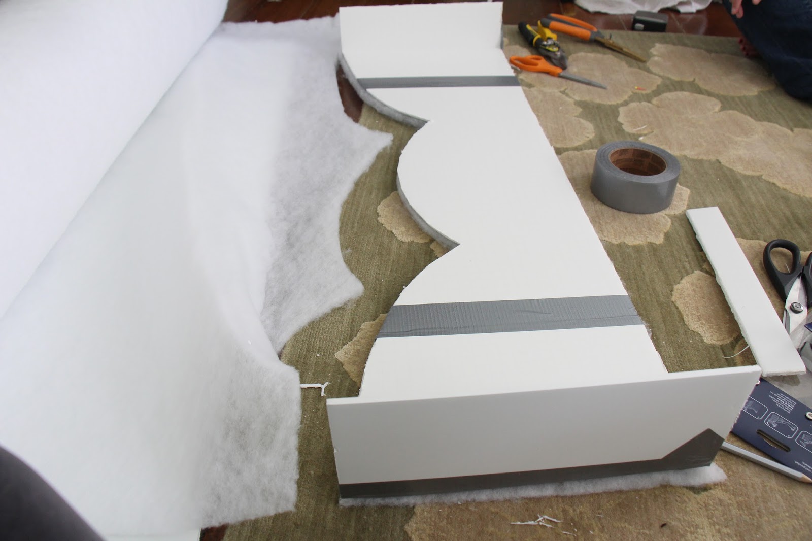 Grosgrain Foam Board Pelmet Boxes