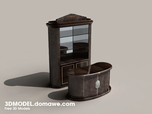 Domawe Net Formitalia Texas Front Desk 3d Model Free
