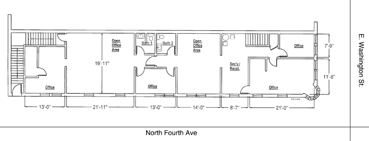 203 Washington #2 floor plan