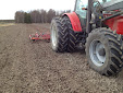  After snow… sowing with Tume JC Star XL 3000 seed drill