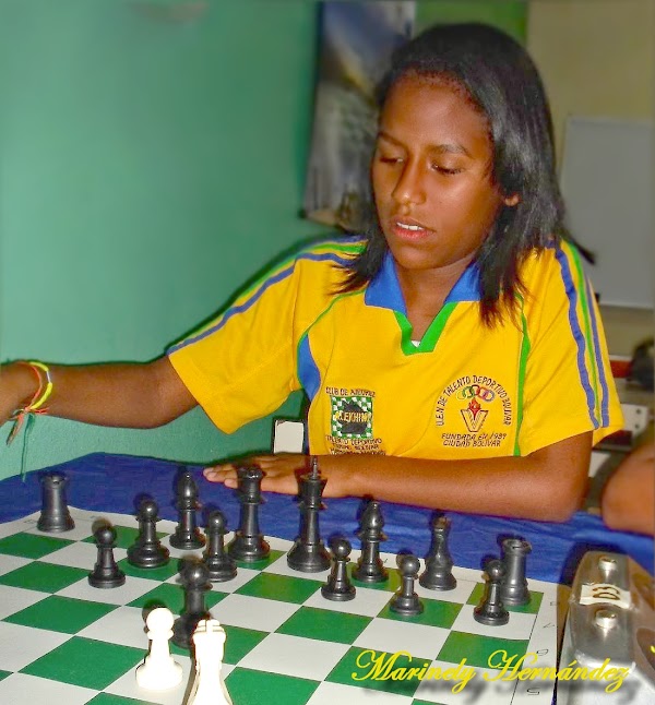 Marinely Hernández Campeona Blitz UETD Bolívar. Marinely Hernández Campeona Blitz UETD Bolívar.