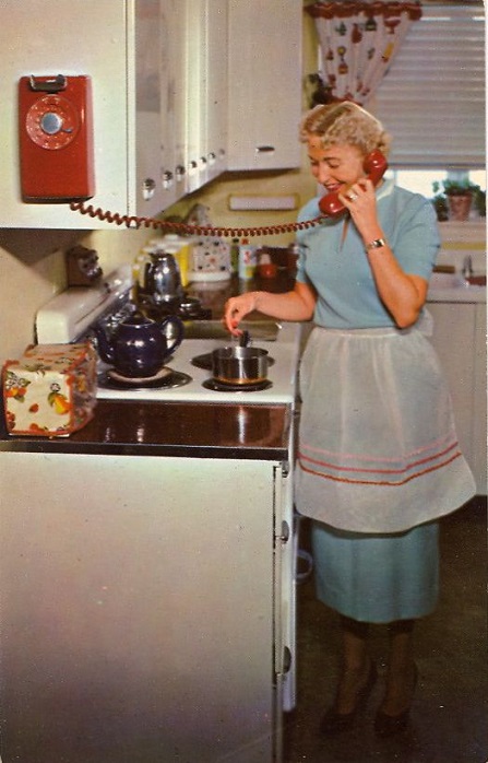 Then, of course, her friend Madge would call to give her the latest scoop ~