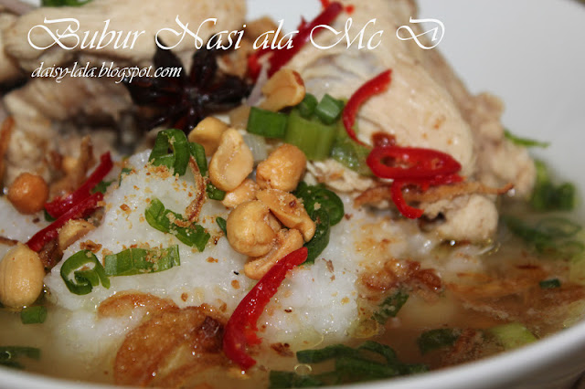 daisylala Bubur Nasi Ala Mc D