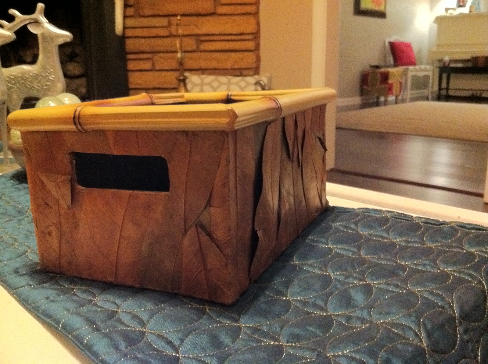 MidSouth Stagers Thrifted Bamboo Box Makeover