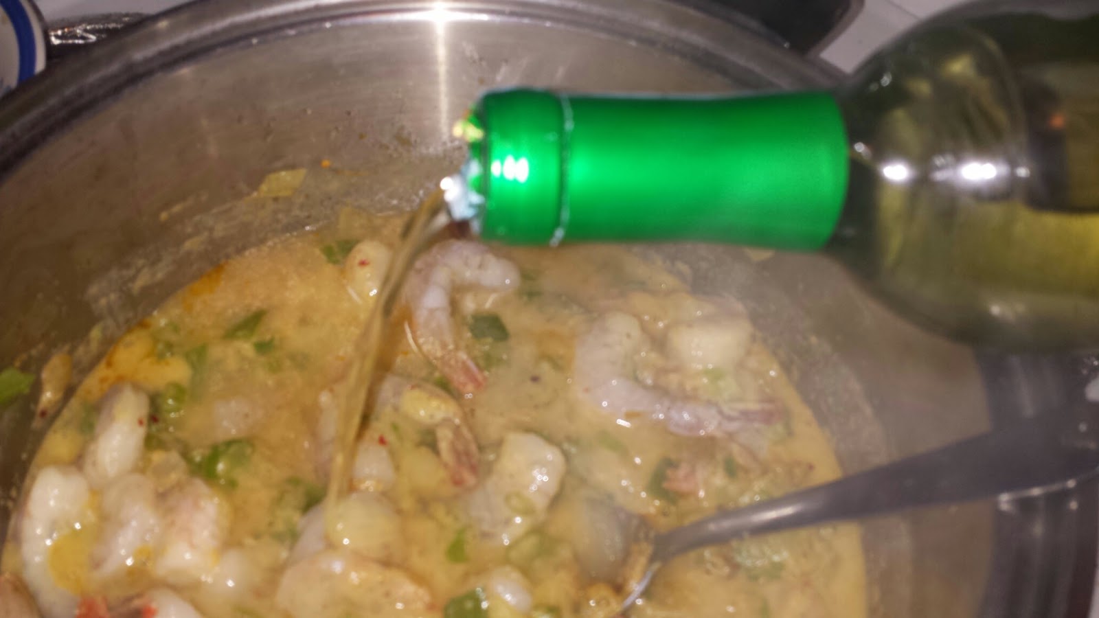 Sha Bang's Kitchen Louisiana Pan Roast with Shrimp and Crab