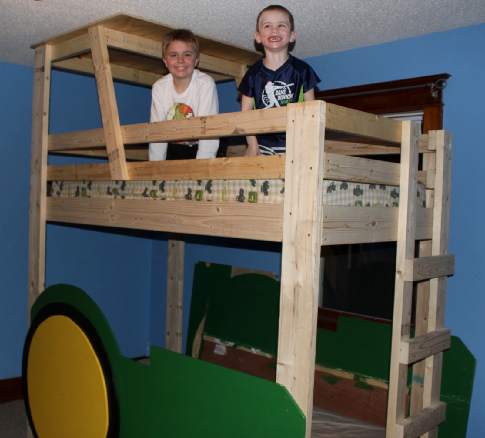 Oopsie Daisy Natural Baby John Deere Bunk Bed!