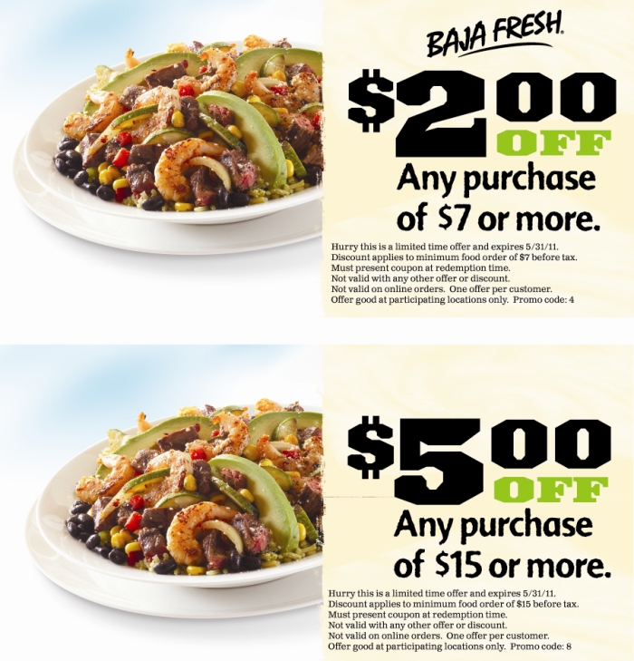 Visit: Baja Fresh Coupon