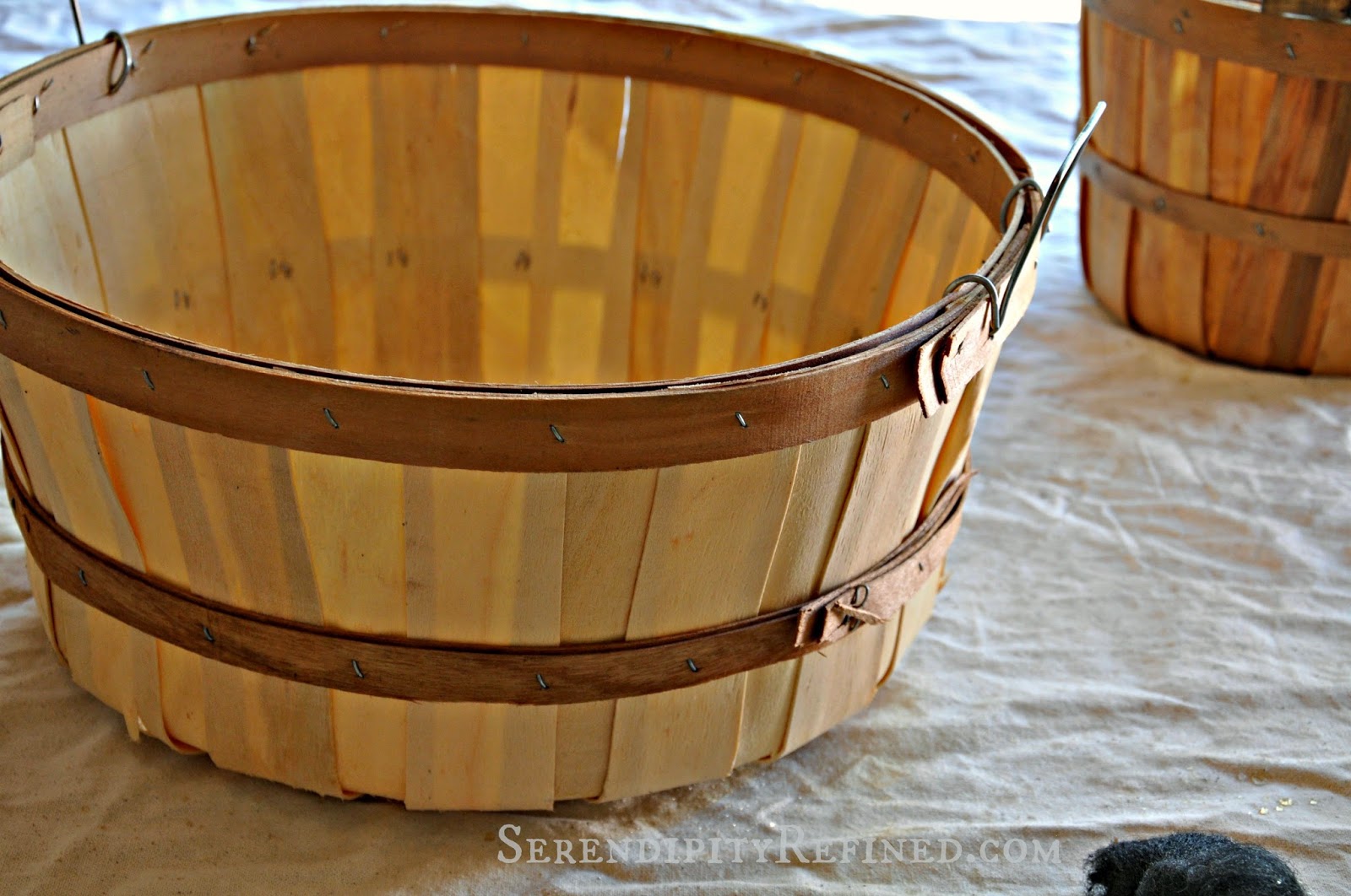 Serendipity Refined Blog How To Make New Bushel Baskets Look Old