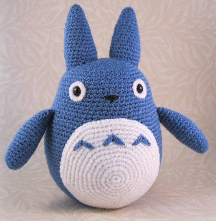 Patrones Amigurumi Gratis: Totoro azul amigurumi - Mi ...