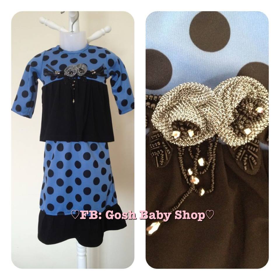 Baju Kurung Peplum Bayi dan Kanak-Kanak Raya 2013 Stock Borong dan
