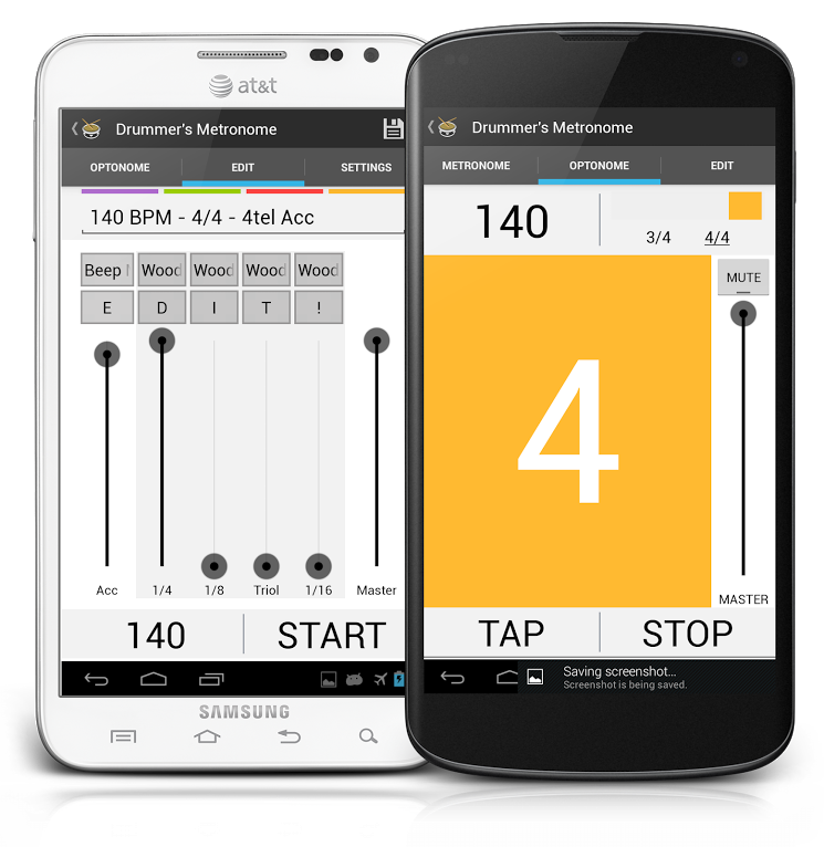Music Tools Drummers Metronome Smartphone App