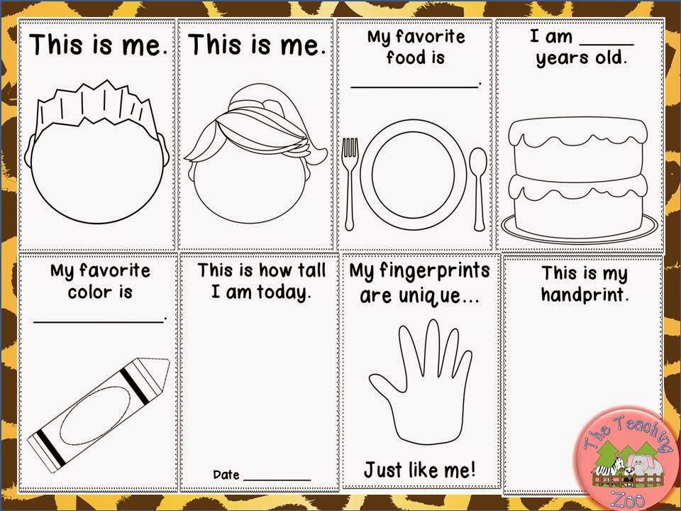 The Teaching Zoo All About Me I am Special