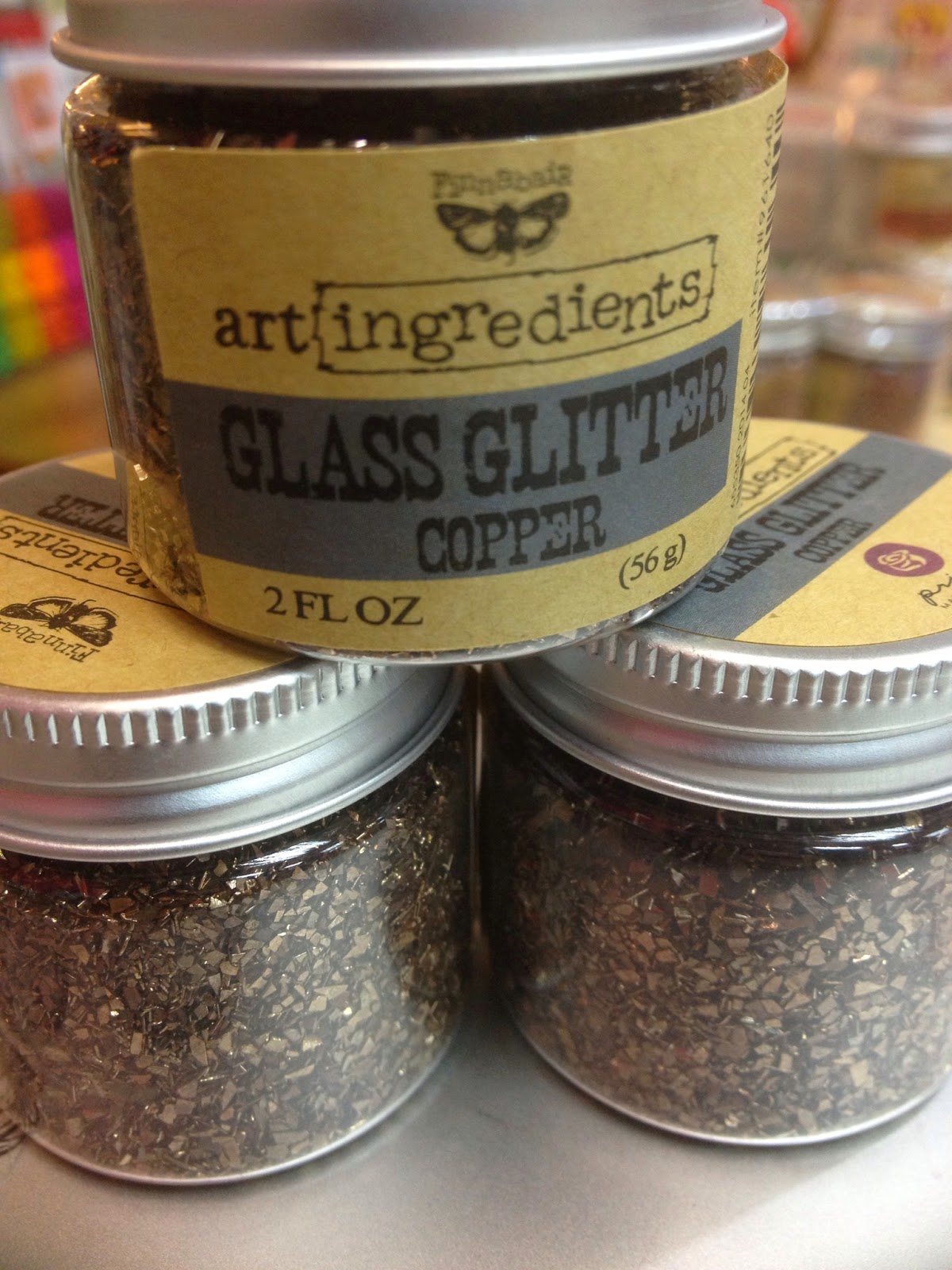 Scrapbook Memories Prima Marketing Art Ingredients Glass Glitter and