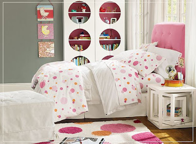 decoración rosa dormitorio adolescente