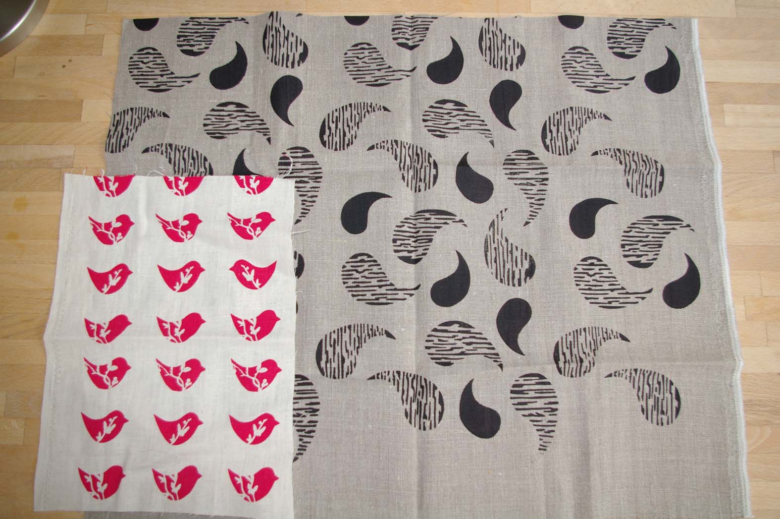 Colette Moscrop hand printed fabric