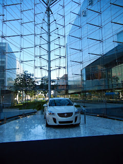 Inside the Renaissance Center in downtown Detroit, Michigan