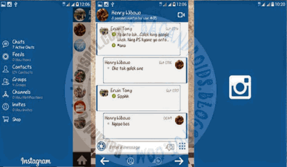 BBM Mod Instagram v4 Terbaru 2.8.0.21 APK