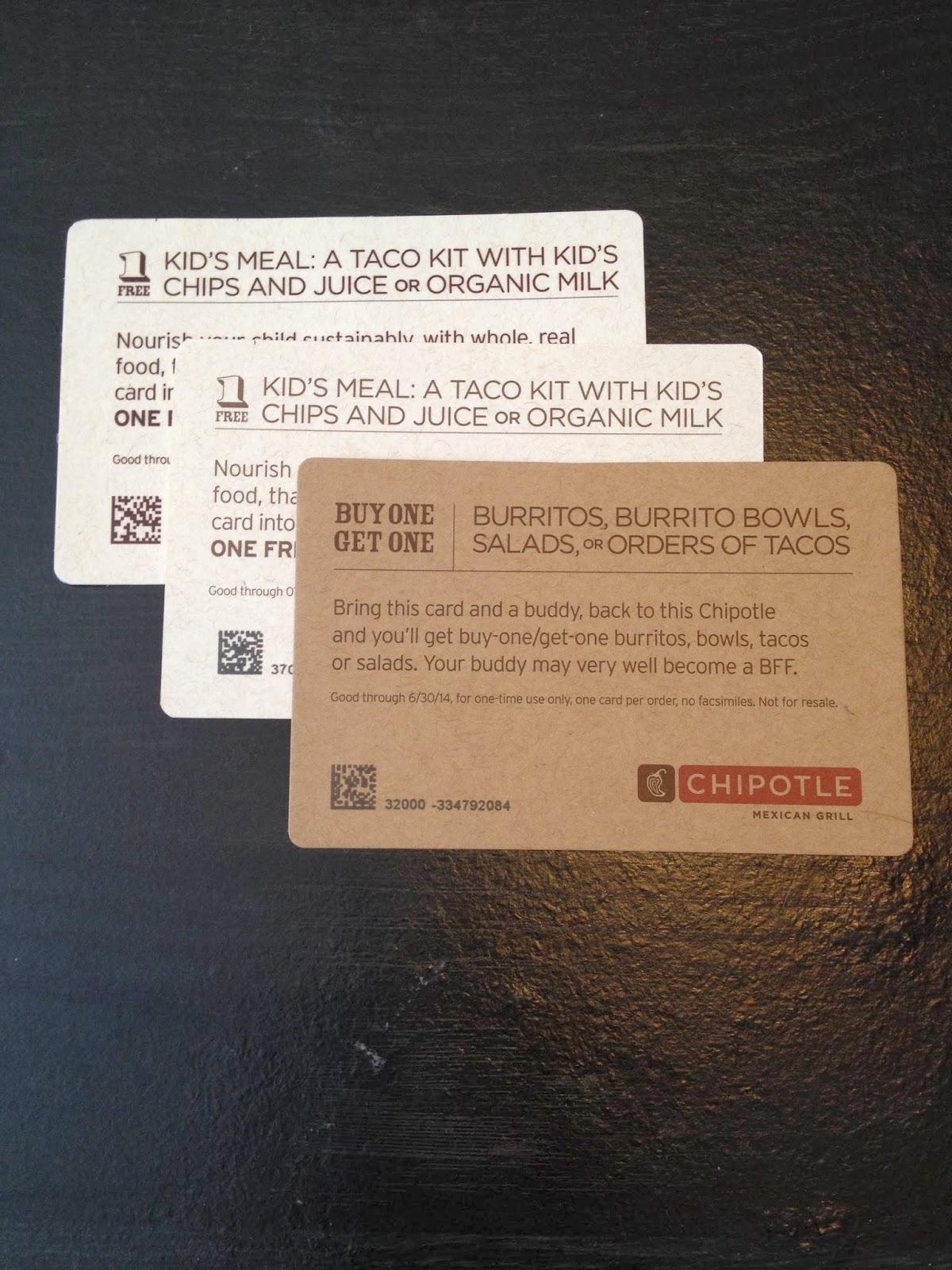 Chipotle coupons buy one get one free