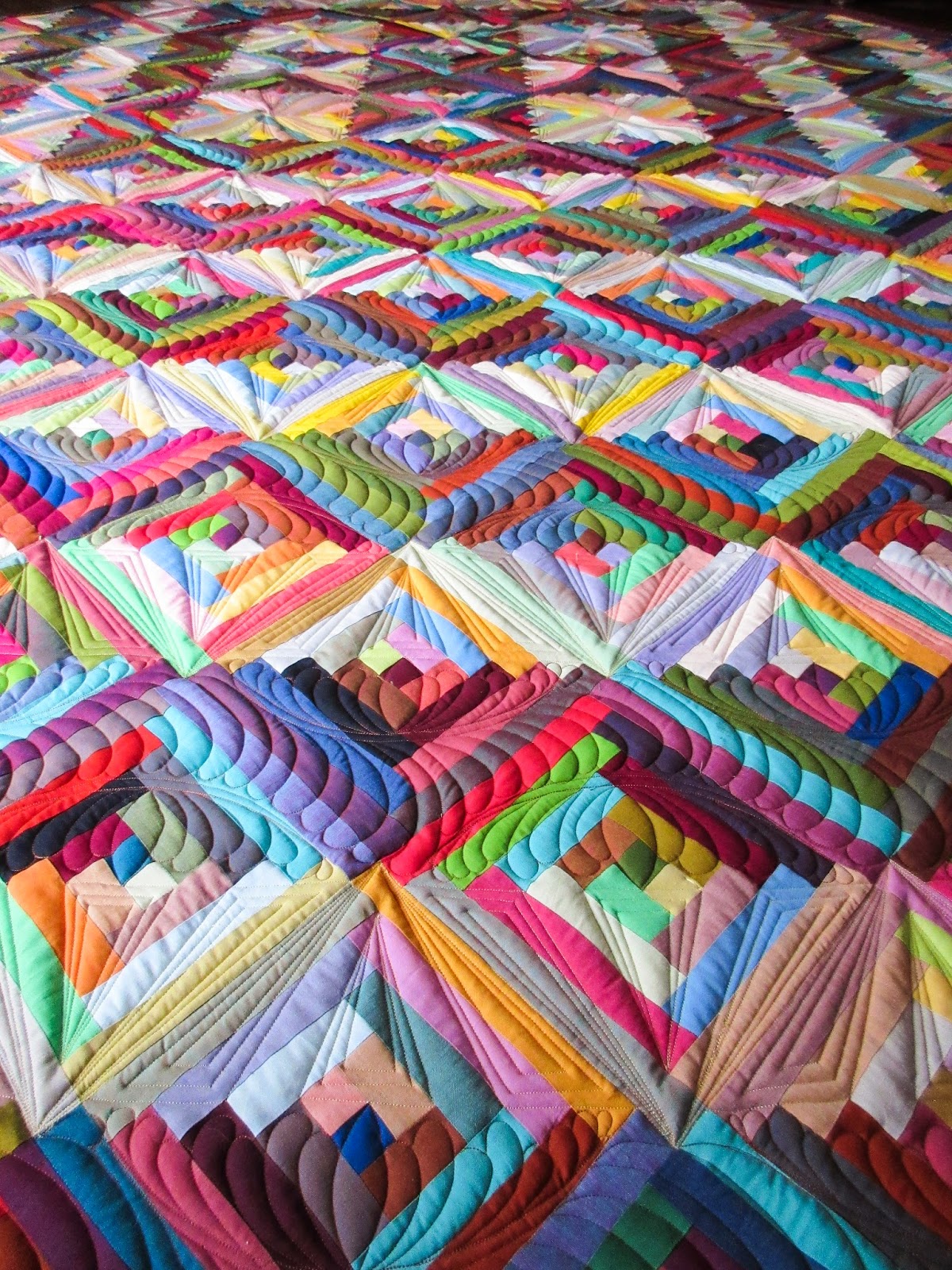 Sue Daurio's Quilting That's one big quilt!