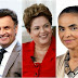 Pesquisa Sousa Lopes/Correio mostra Dilma com 51,9%, Marina com 17,3% e Aécio com 16,4%