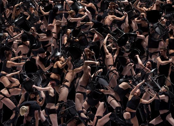 claudia rogge fotografia multidões nuas peladas corpos