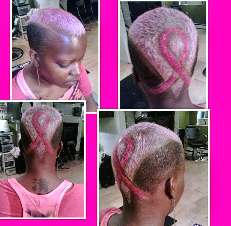 1BlessedNatural Spotlight Breast Cancer Awareness Haircut