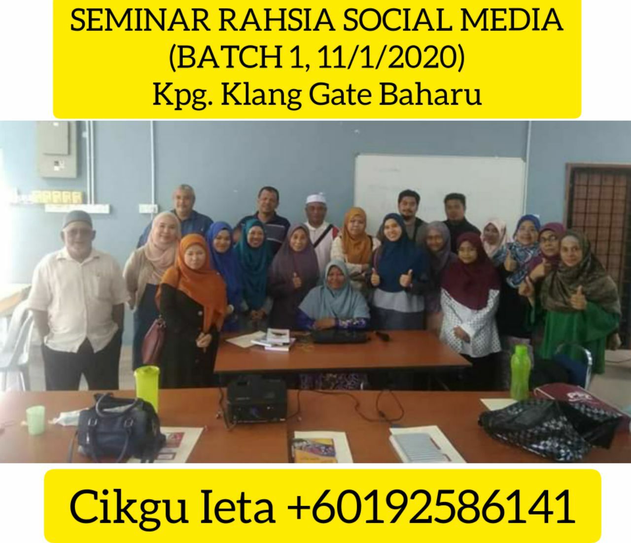 PESERTA SEMINAR RAHSIA SOCIAL MEDIA