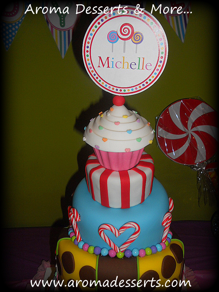 Aroma Desserts and More... Candyland themed cake and more..