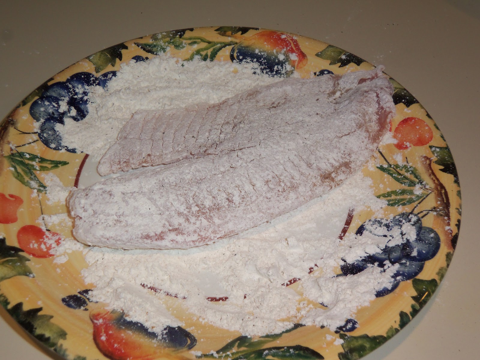 Simple Cooking in the Garden State Cumin Tilapia over Guacamole Salad