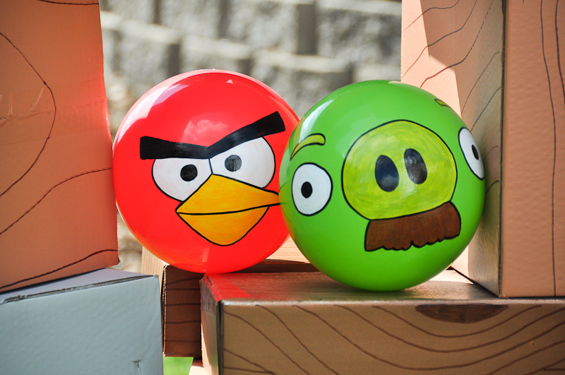 Как сделать круглых angry birds играть
