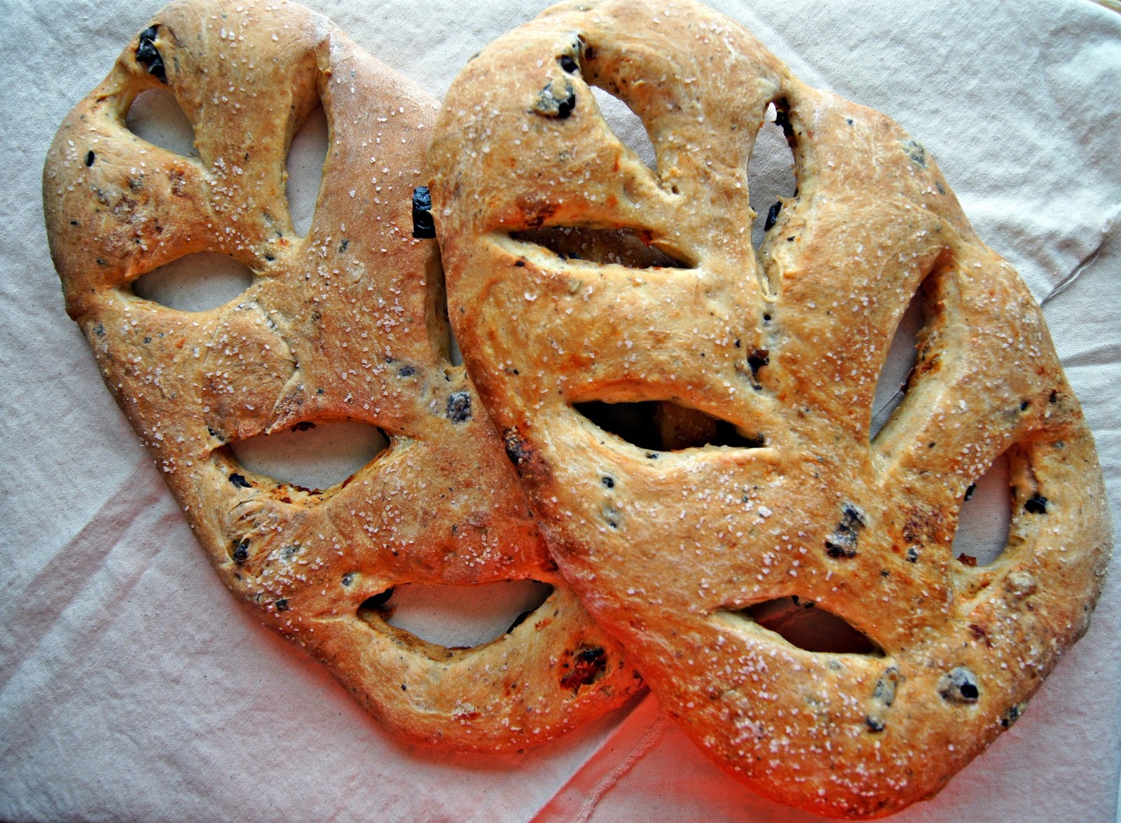 Fougasse aux olives. Apprendre des recettes de cuisine et de pain