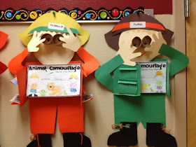 Buzzing About Second Grade: Animal Camouflage Reports and Safari Guide