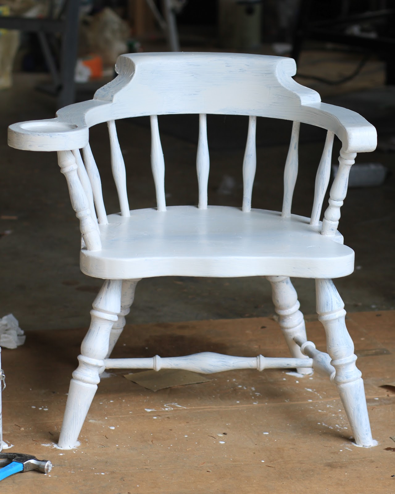 watch out for the woestmans How to Refinish a Chair DIY