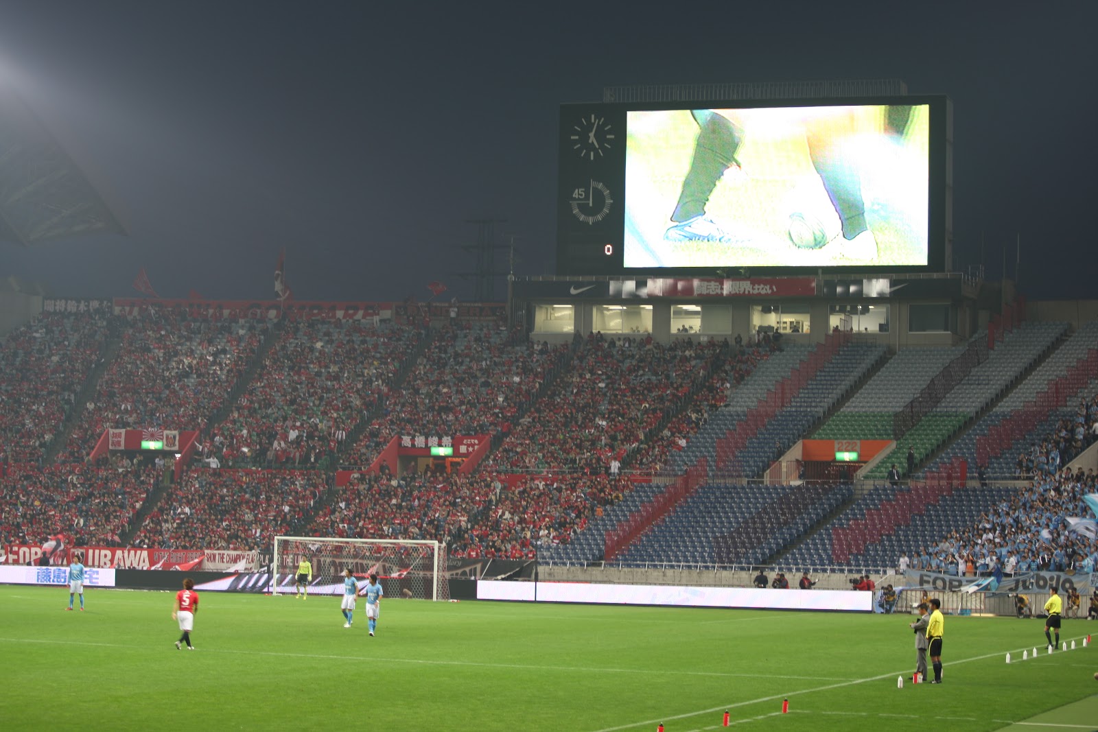 行く雲は旅人なり サッカー観戦