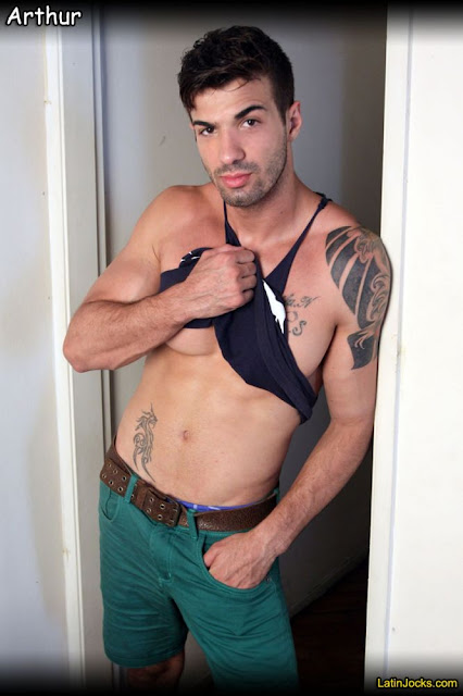 Arthur, naked, gay, male, homoerotic, Homosexual, latin, penis, model, muscular, pornstar, stripper, tattooed,