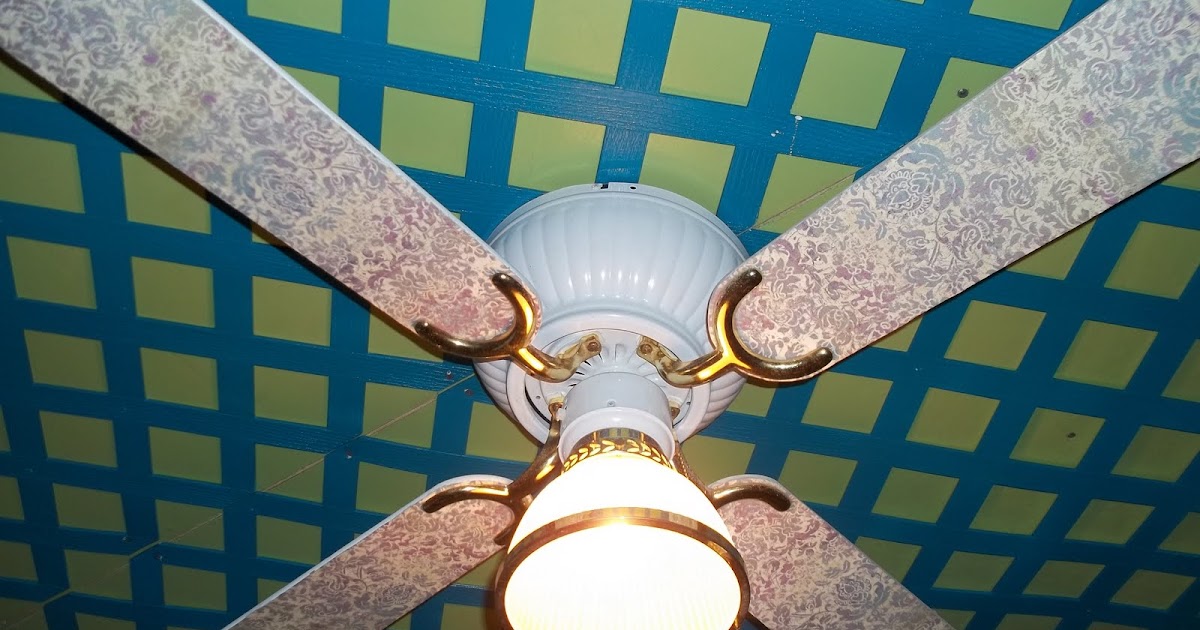 Whimsically Homemade Ceiling Fan Redo