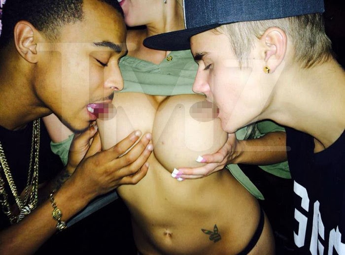 Justin Bieber mama las tetas a una strippers Justin Bieber mama las tetas a una strippers