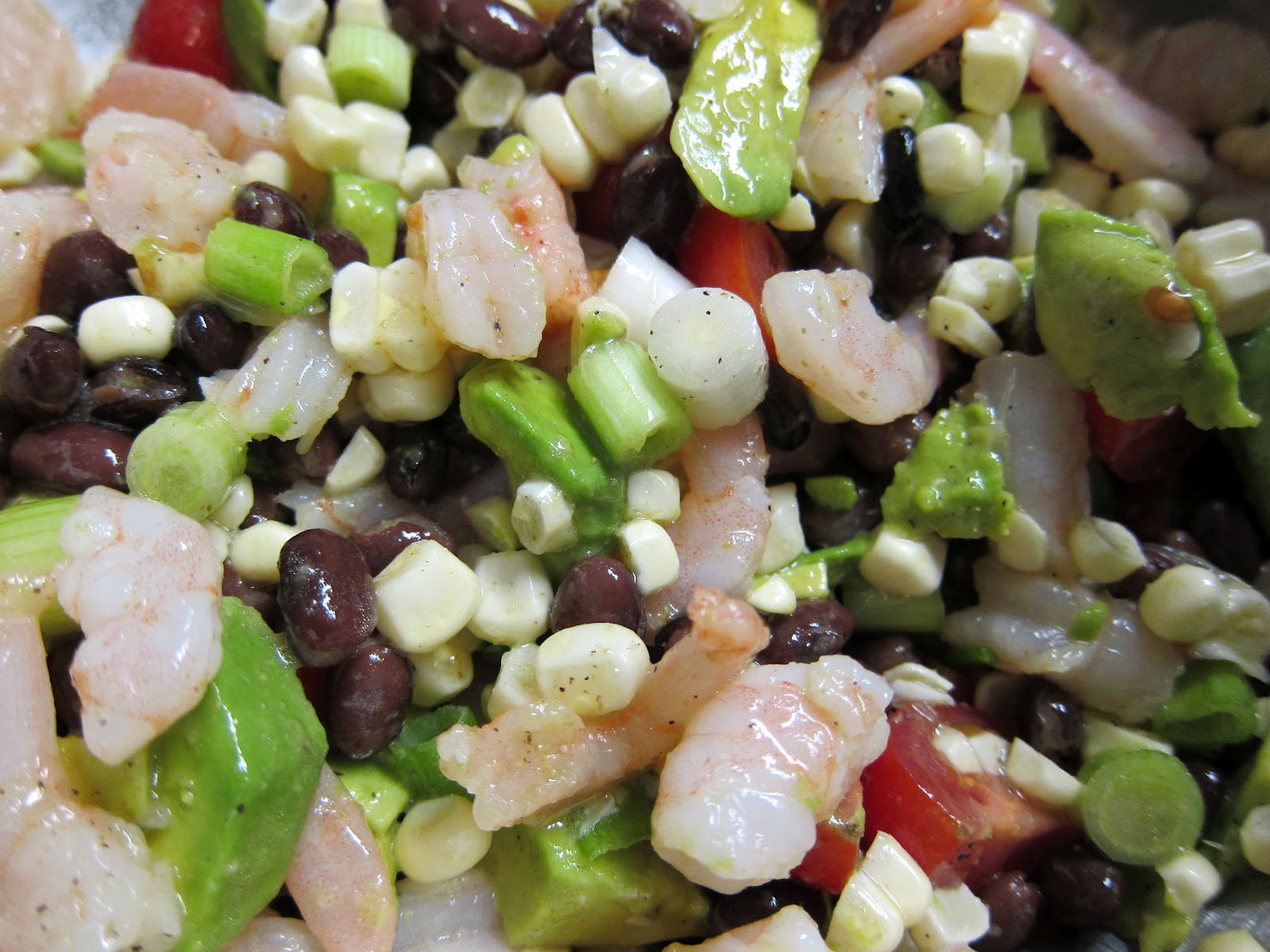 Will Blog For Food Black Bean, Corn and Shrimp Salad Ceviche and