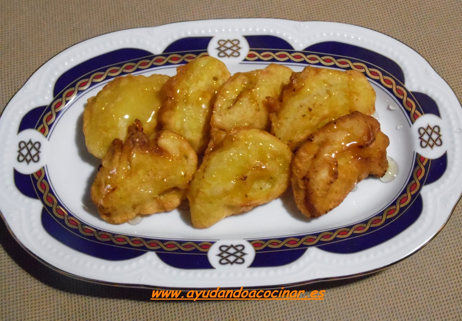 Buñuelos De Manzana Y Miel
