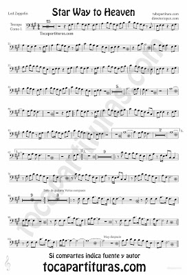 Tubescore Stairway to Heaven by Led Zeppelin sheet music for Horn