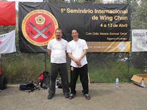 Sifu Xavier Calderón in Seminary