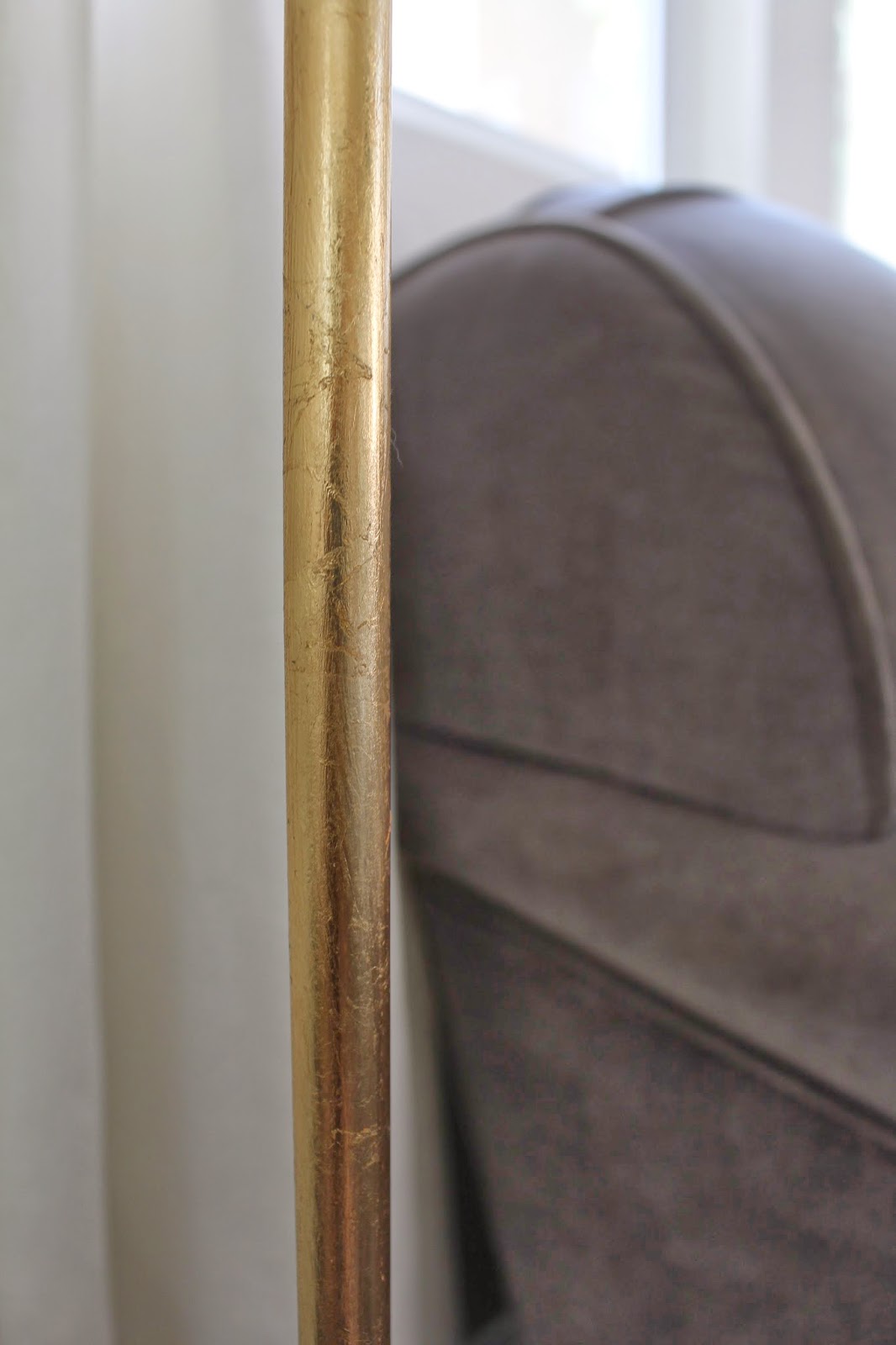 Update // DIY How To Gold Leaf A Lamp Beauty Garden Journal