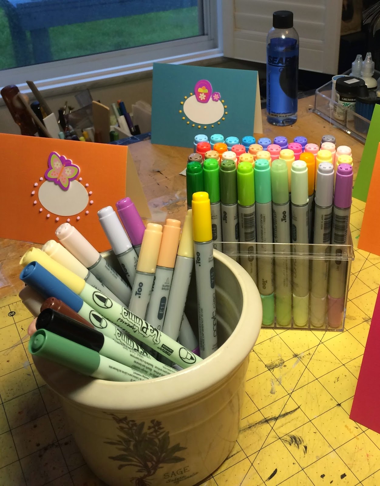 Behind The Pencil... My new Copic markers....