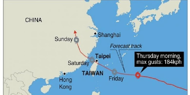 Topan Soulik Melanda Taiwan Topan Soulik