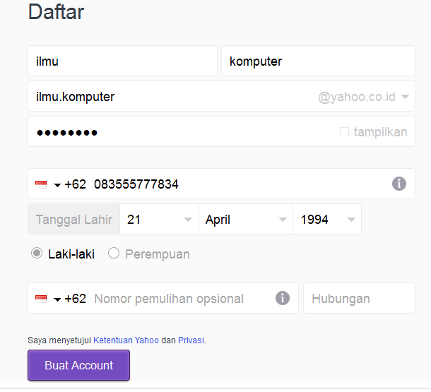 CARA MEMBUAT EMAIL YAHOO DENGAN MUDAH CARA MEMBUAT EMAIL YAHOO DENGAN MUDAH